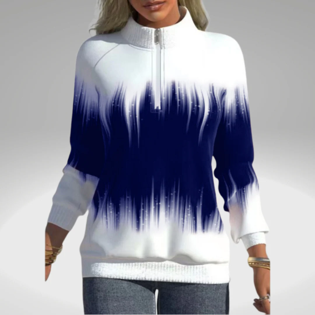 Heidi-Mode | Damen Sweatshirt mit Farbverlaufdruck - Image 5