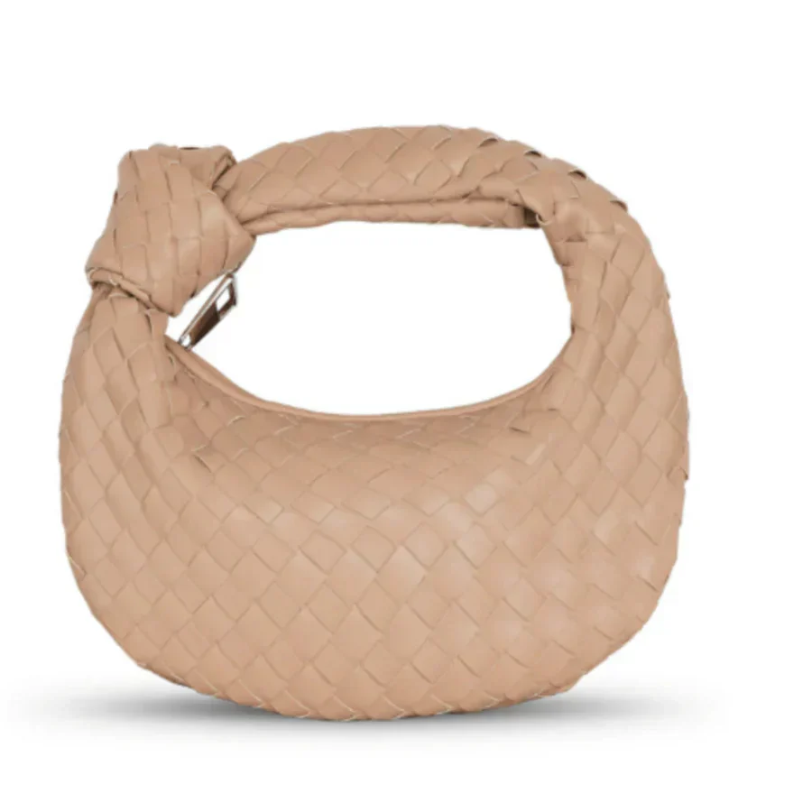 Heidi-Mode | Frauen Handtasche mit Geknotetem Griff Geflochten - Image 6