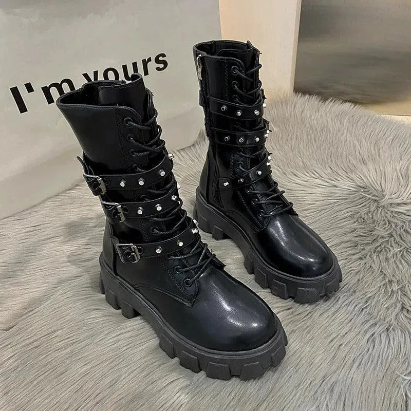 Heidi-Mode | Damen Punk Stiefel - Image 5