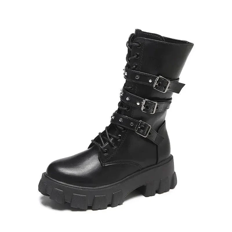 Heidi-Mode | Damen Punk Stiefel - Image 7