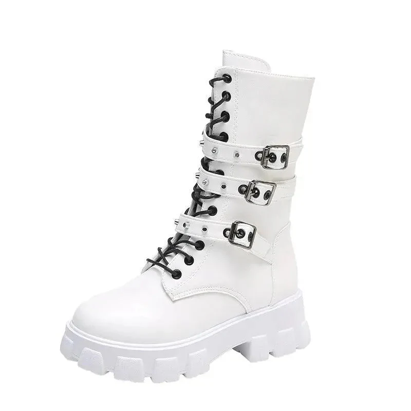 Heidi-Mode | Damen Punk Stiefel - Image 8