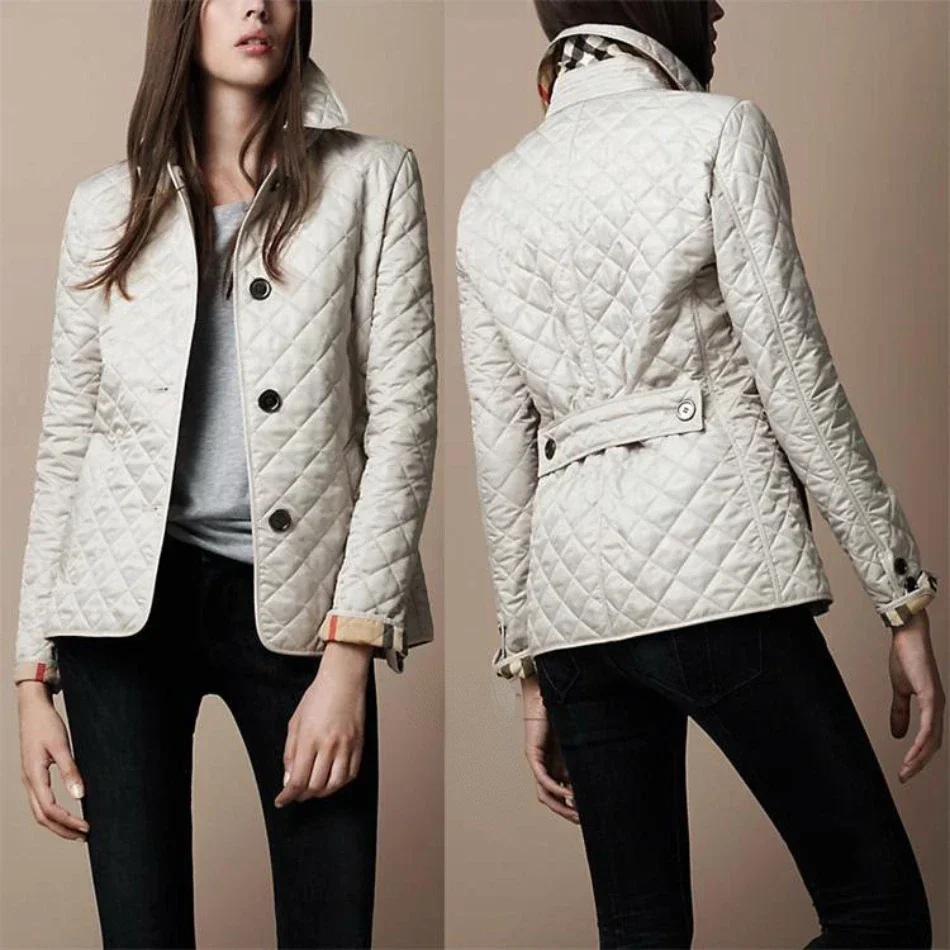 Heidi-Mode | Damen Diamond Quilted Freizeitjacke - Image 4
