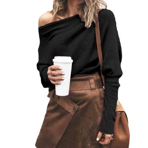 Heidi-Mode | Premium Off-Shoulder Sweatshirt - Image 3
