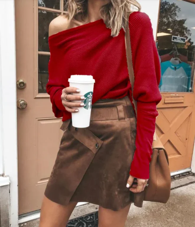 Heidi-Mode | Premium Off-Shoulder Sweatshirt - Image 5