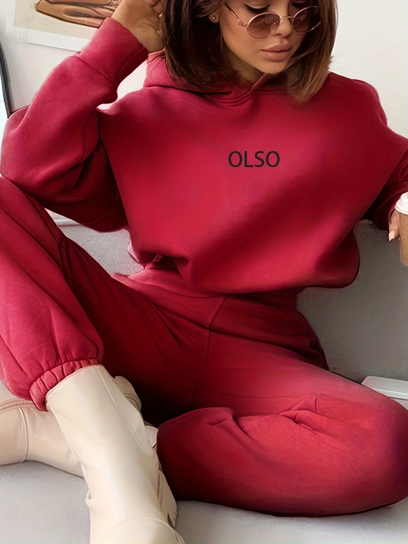 Heidi-Mode | Damen Freizeit Kapuzenpullover und Jogginghosen - Image 7
