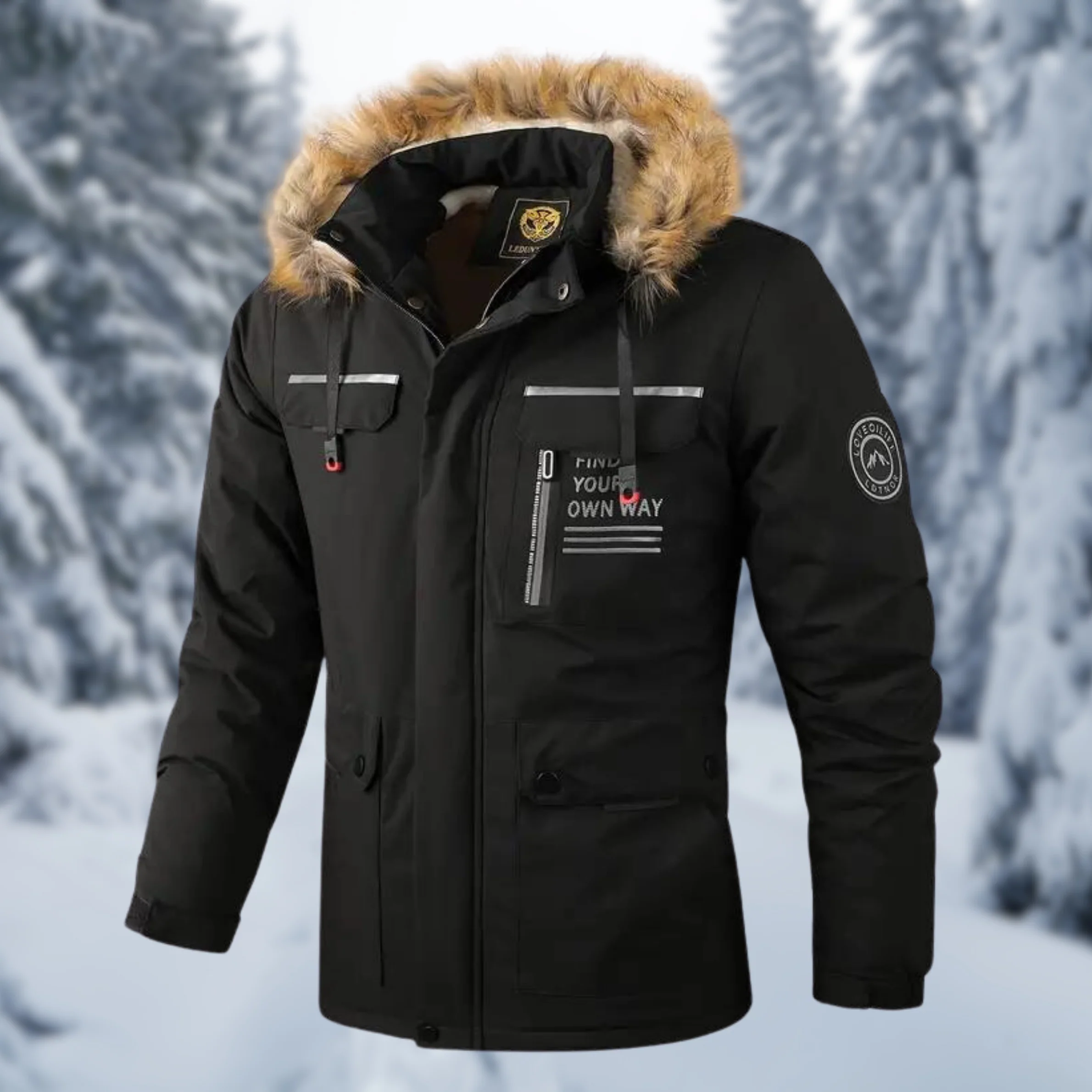 Heidi-Mode | Kunstfell-Kapuzenjacke - Image 2