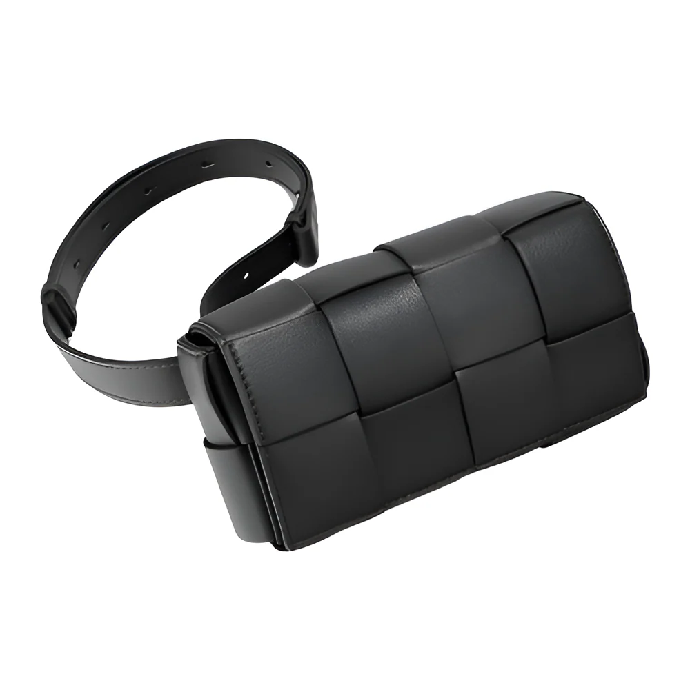 Heidi-Mode | Geblockte Umhängetasche Vegan Leder Damen Geflochtene Tasche Frauen - Image 14