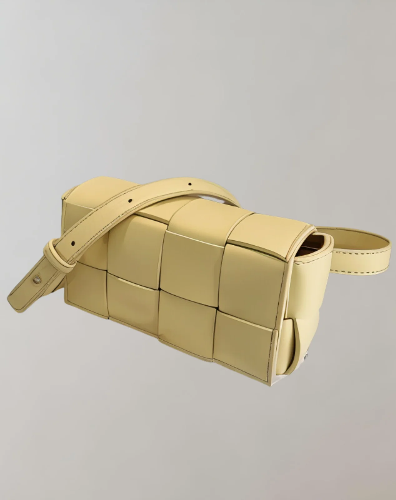 Heidi-Mode | Geblockte Umhängetasche Vegan Leder Damen Geflochtene Tasche Frauen - Image 26