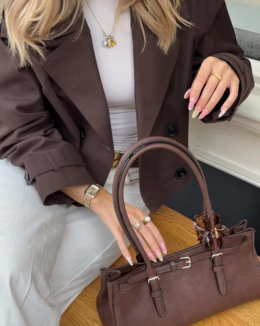 Heidi-Mode | Cropped Trenchcoat - Image 3