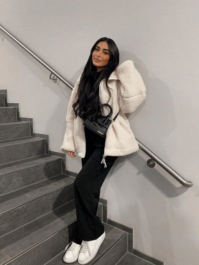 Heidi-Mode | Oversize-Fleecejacke mit Entspannter Passform und Weichem, Warmem Stoff für Frauen - Image 6