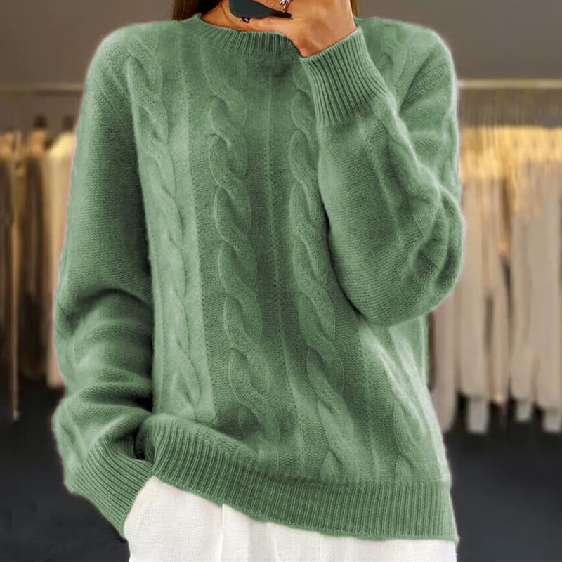 Heidi-Mode | Stylischer Pullover für Damen Im Kabelstrickdesign - Image 3