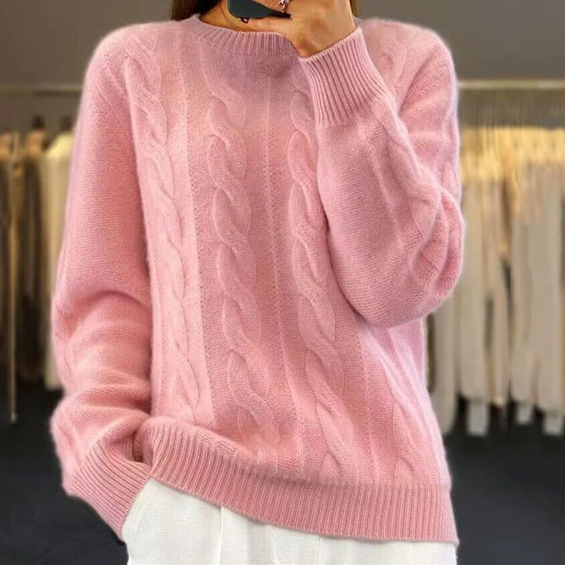 Heidi-Mode | Stylischer Pullover für Damen Im Kabelstrickdesign - Image 4