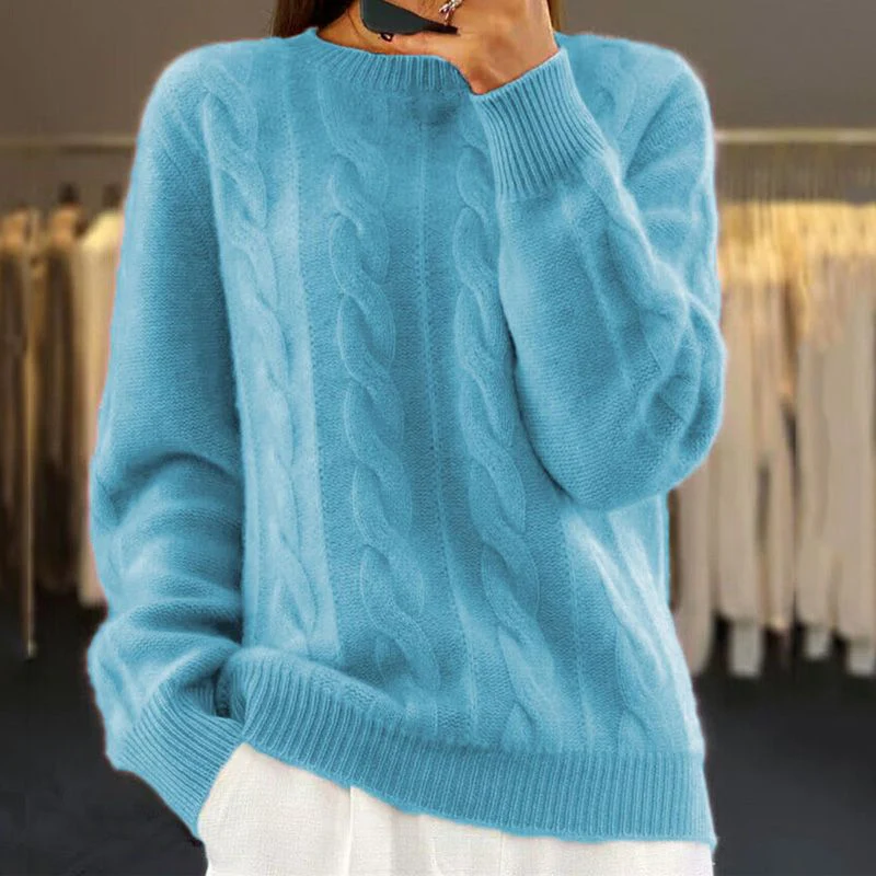 Heidi-Mode | Stylischer Pullover für Damen Im Kabelstrickdesign - Image 5
