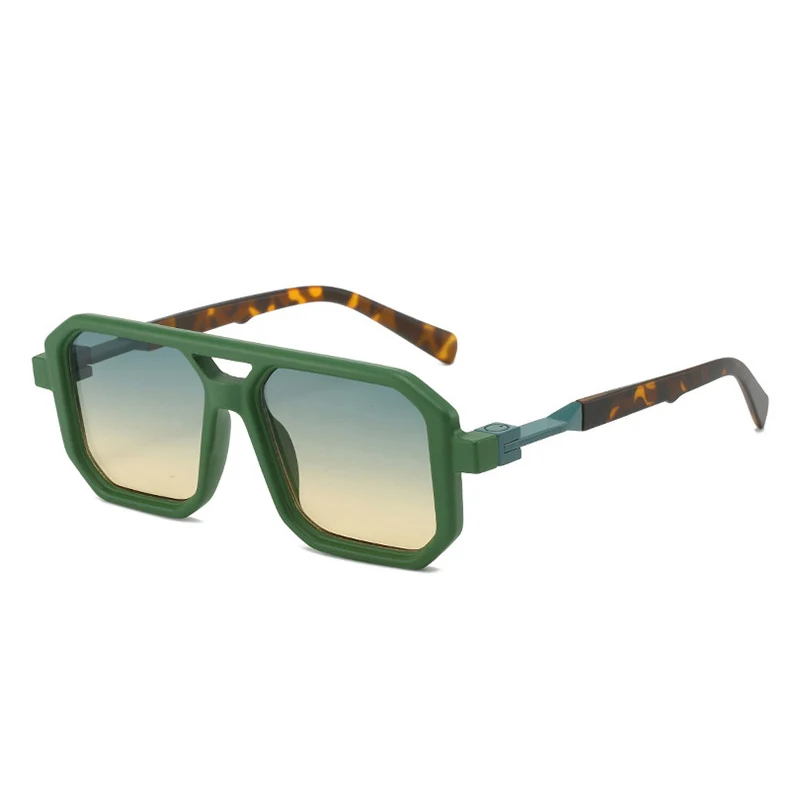 Heidi-Mode | Geometrische Übergröße Sonnenbrille Modern & Einzigartig - Image 2