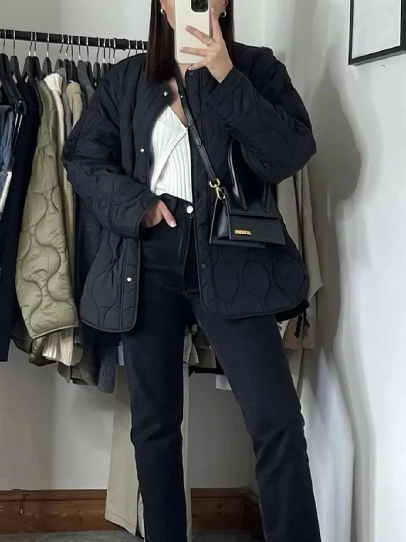 Heidi-Mode | Gepolsterte Jacke Damen, Leichtes Übergröße Modell mit Taschen, Knopfverschluss - Image 22