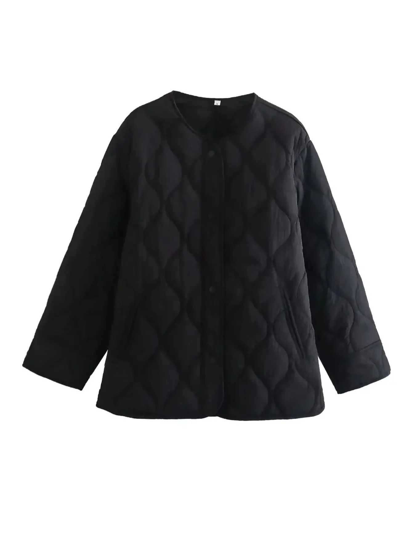 Heidi-Mode | Gepolsterte Jacke Damen, Leichtes Übergröße Modell mit Taschen, Knopfverschluss - Image 4