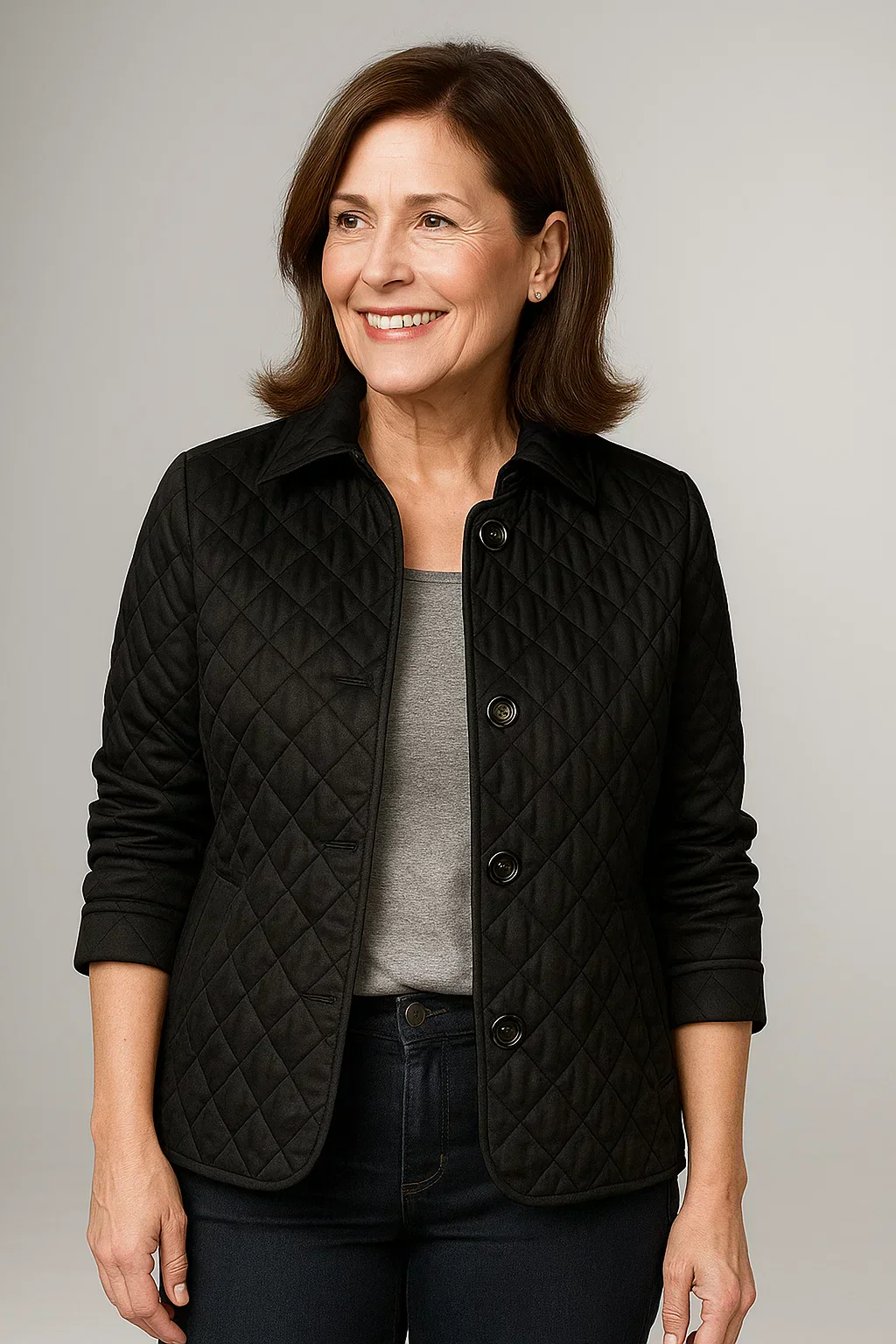 Heidi-Mode | Gesteppte Jacke mit Klassischem Muster - Image 4