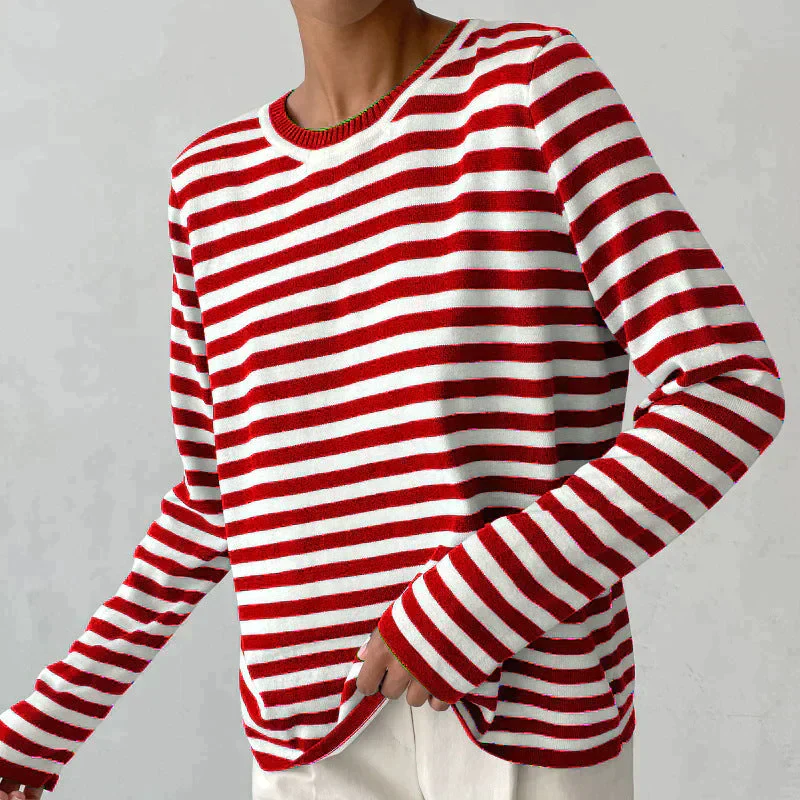 Heidi-Mode | Gestreifter Pullover für Freizeit - Image 10