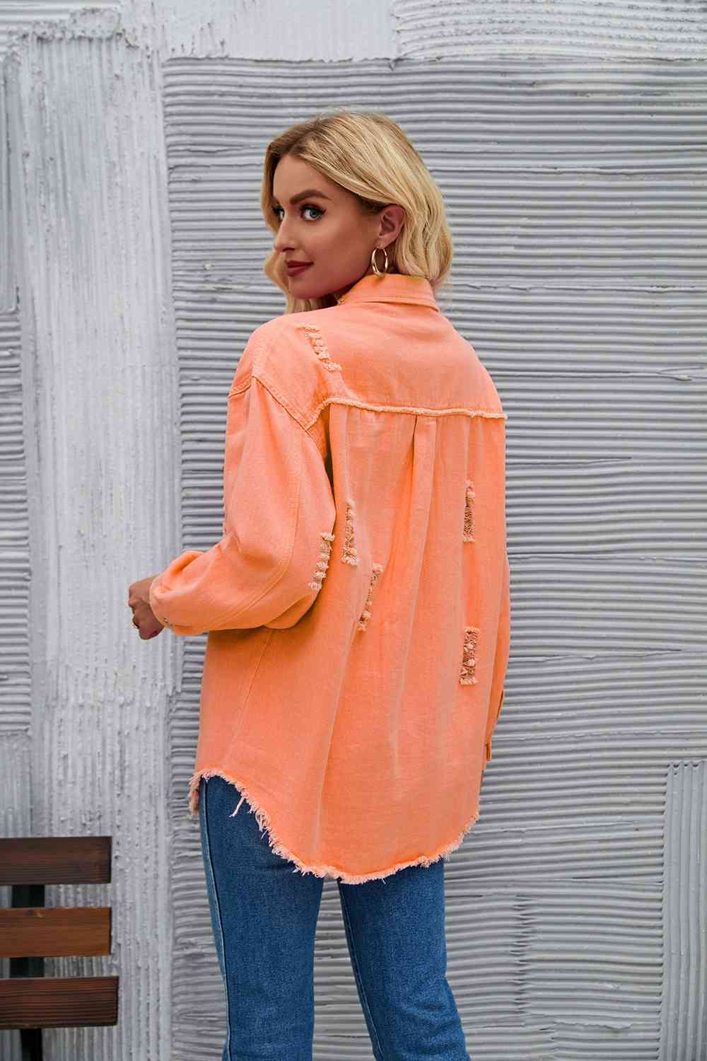 Heidi-Mode | Zerrissene Rohsaum-Denimjacke - Image 4