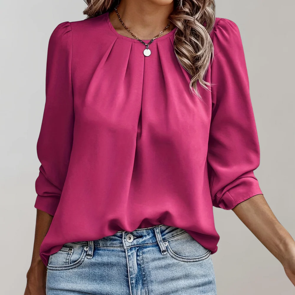 Heidi-Mode | Gepflegte Satin-Bluse für Damen - Image 3