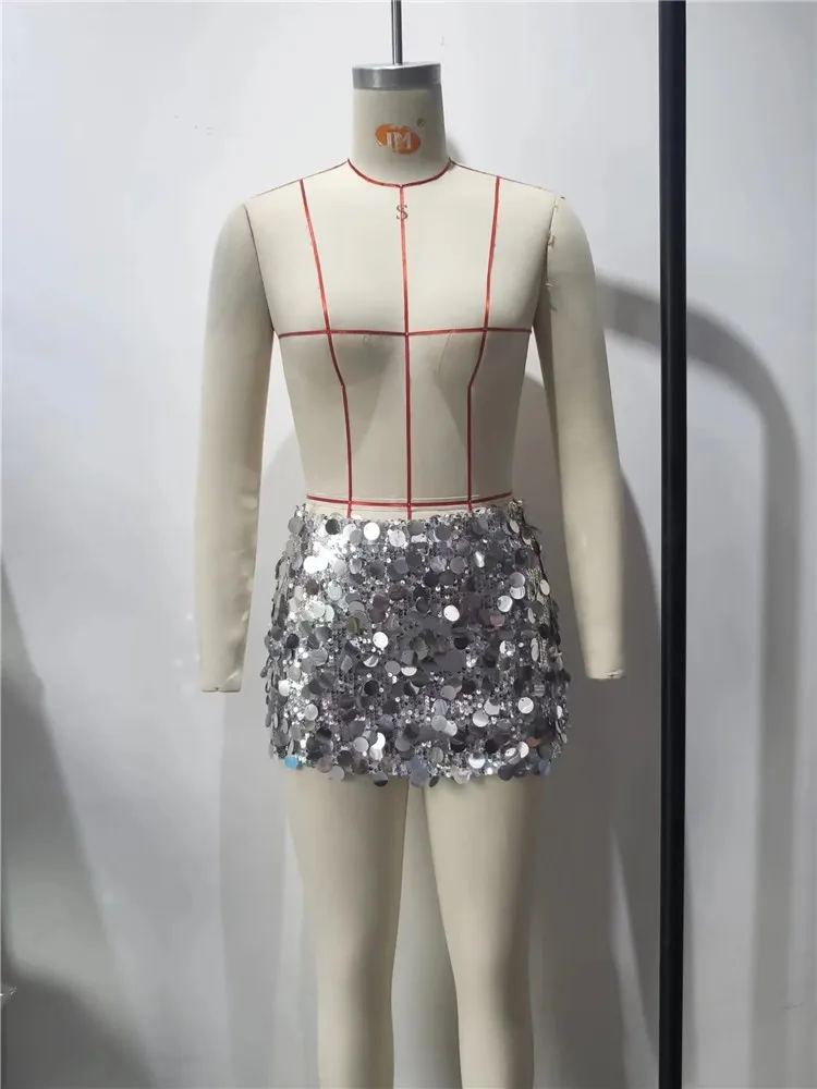 Heidi-Mode | Glamour In Motion Mini-Paillettenrock 2024 für Damen - Image 2