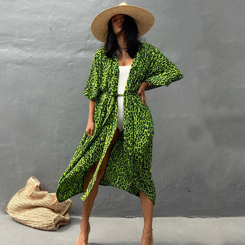 Heidi-Mode | Glamouröse Sonnenschutz Resort Strandkleid Cover Up - Image 11