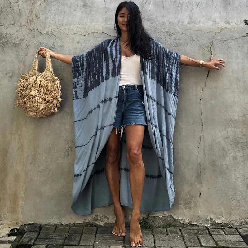 Heidi-Mode | Glamouröse Sonnenschutz Resort Strandkleid Cover Up - Image 12