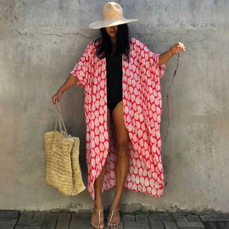 Heidi-Mode | Glamouröse Sonnenschutz Resort Strandkleid Cover Up - Image 18