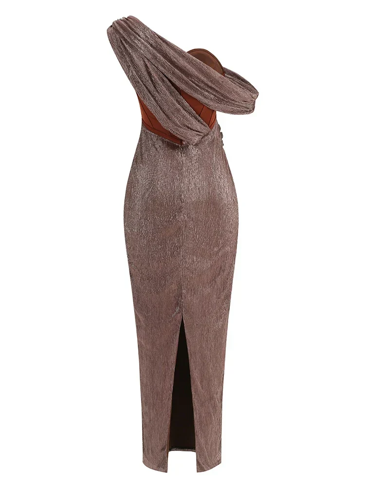 Heidi-Mode | Glitzer Rückenfrei Abend Maxi Kleid - Image 13