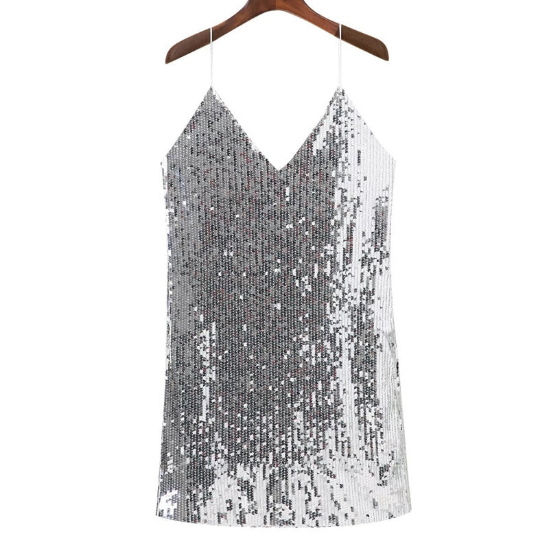 Heidi-Mode | Glitter Slip Kleid - Image 5