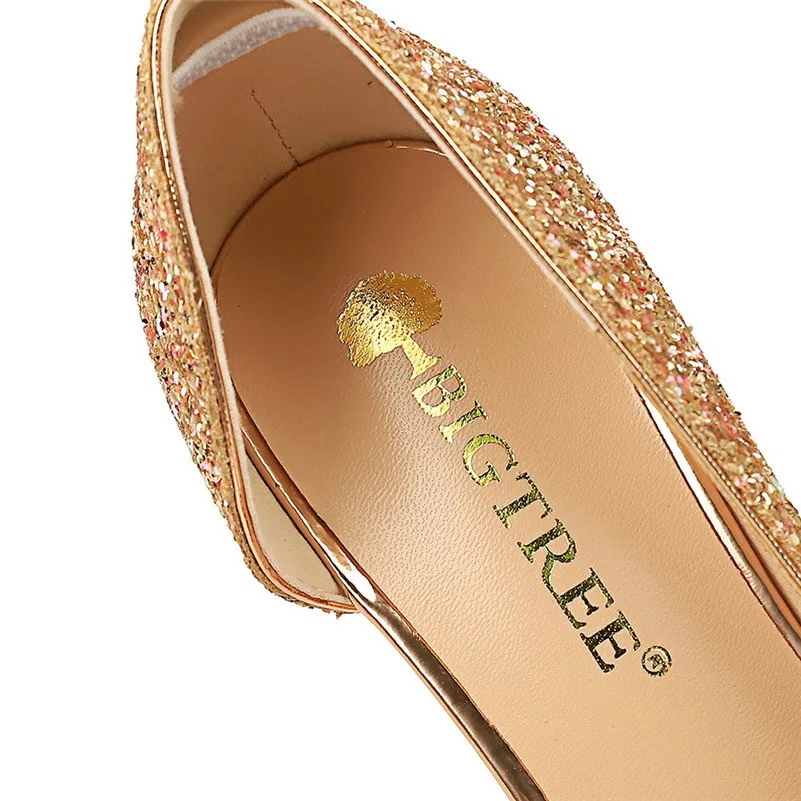 Heidi-Mode | Glitzernder, Spitzer Stiletto Absatz - Image 3