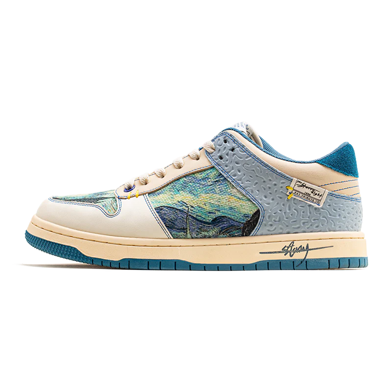 Heidi-Mode | Gogh Starry Night Inspirierte Sneakers - Image 10