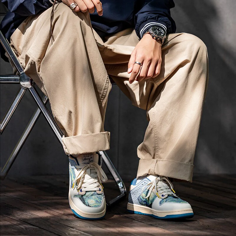 Heidi-Mode | Gogh Starry Night Inspirierte Sneakers - Image 3