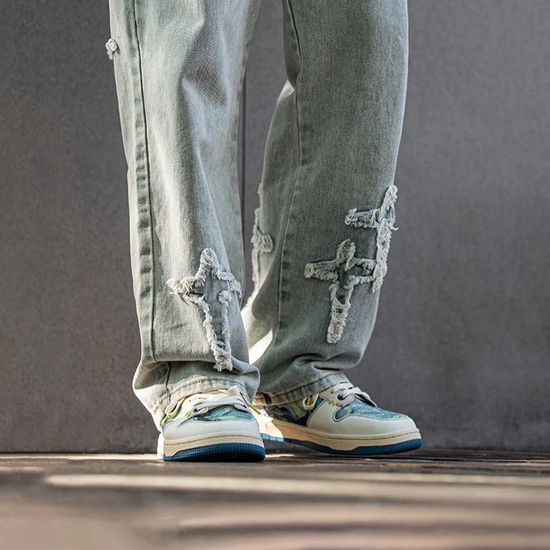 Heidi-Mode | Gogh Starry Night Inspirierte Sneakers - Image 6