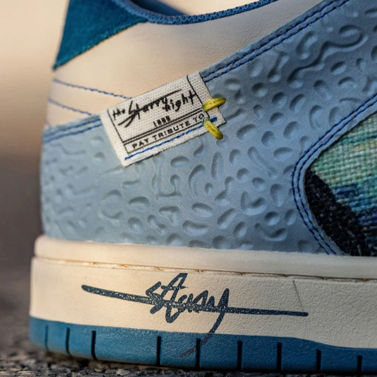 Heidi-Mode | Gogh Starry Night Inspirierte Sneakers - Image 7