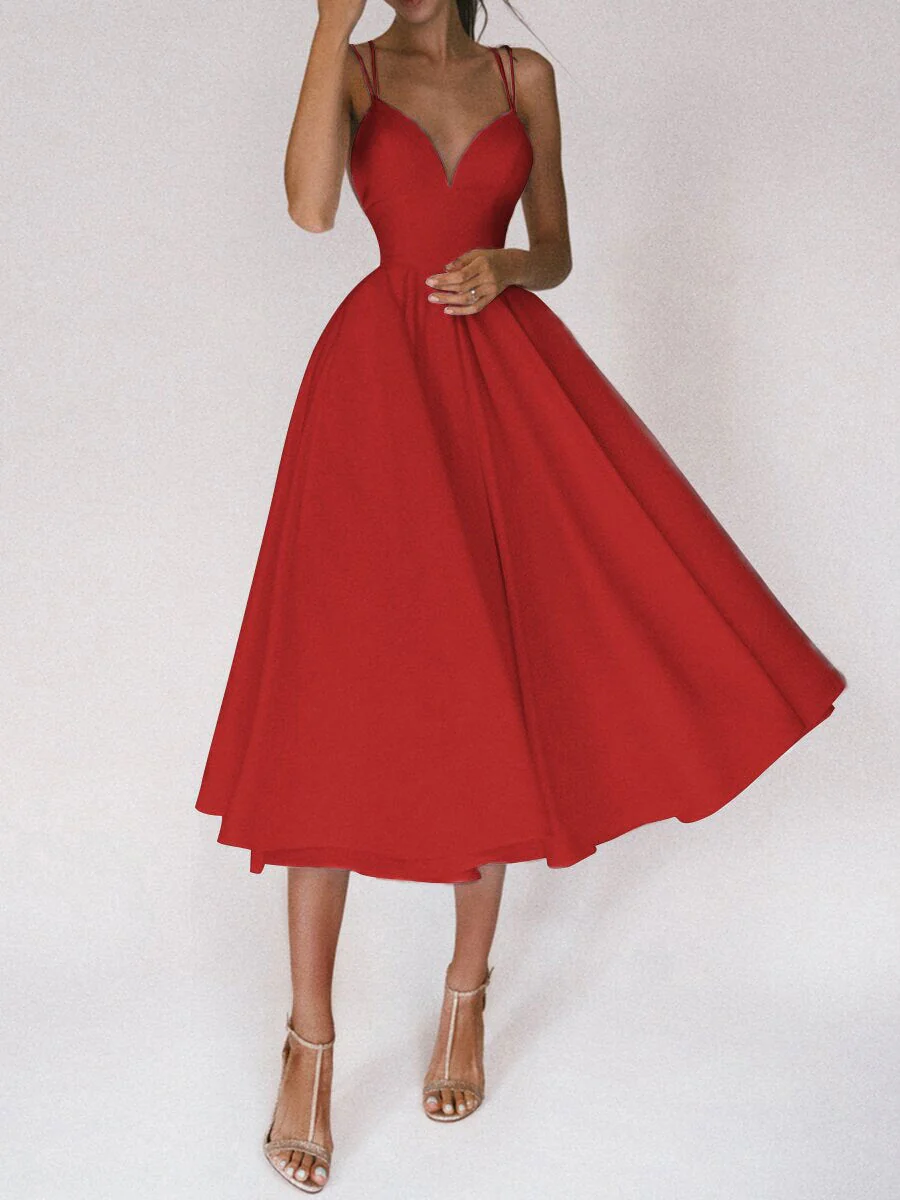 Heidi-Mode | Grace Das Elegante Trägerkleid mit V-Ausschnitt - Image 5