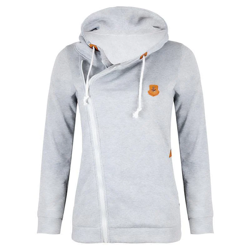 Heidi-Mode | Größe Reißverschluss Taschen mit Kordelzug Hoodie - Image 2