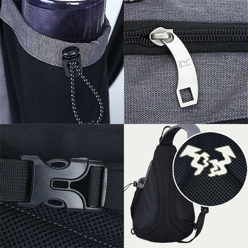 Heidi-Mode | Große Lagertruhe Tasche Reflektierend Gestreiftes Design Reisetasche Umhängetasche Liebhaber Taschen - Image 9