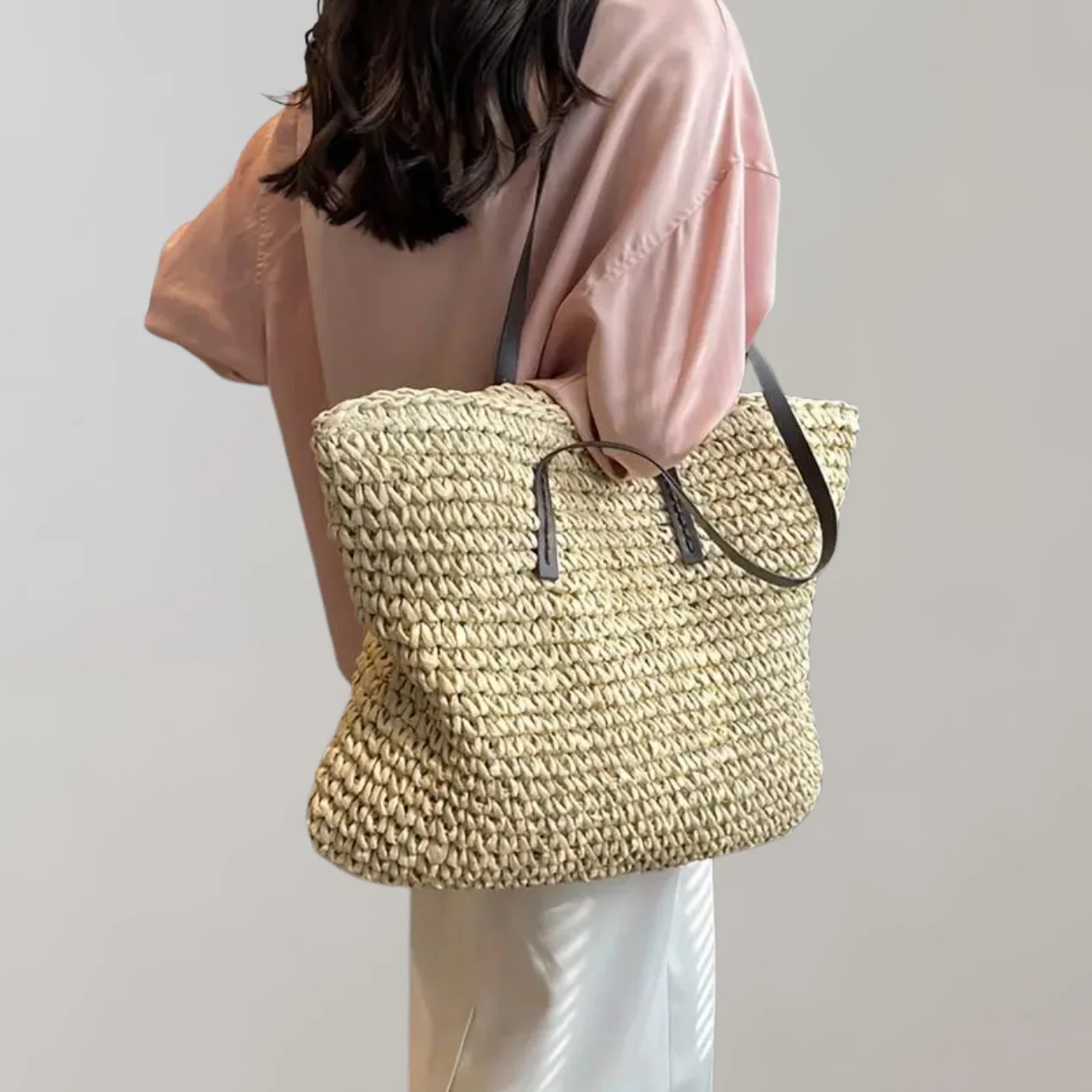 Heidi-Mode | Große Gewebte Tragetasche Tasche Im Bohemian-Beachy-Stil - Image 3