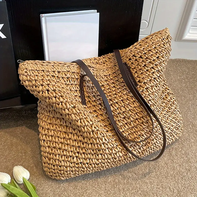 Heidi-Mode | Große Gewebte Tragetasche Tasche Im Bohemian-Beachy-Stil - Image 6