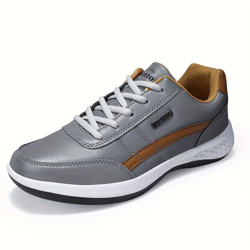 Heidi-Mode | Große Größen Einfarbige Herrensneaker mit Weicher Rutschfester Sohle - Image 7