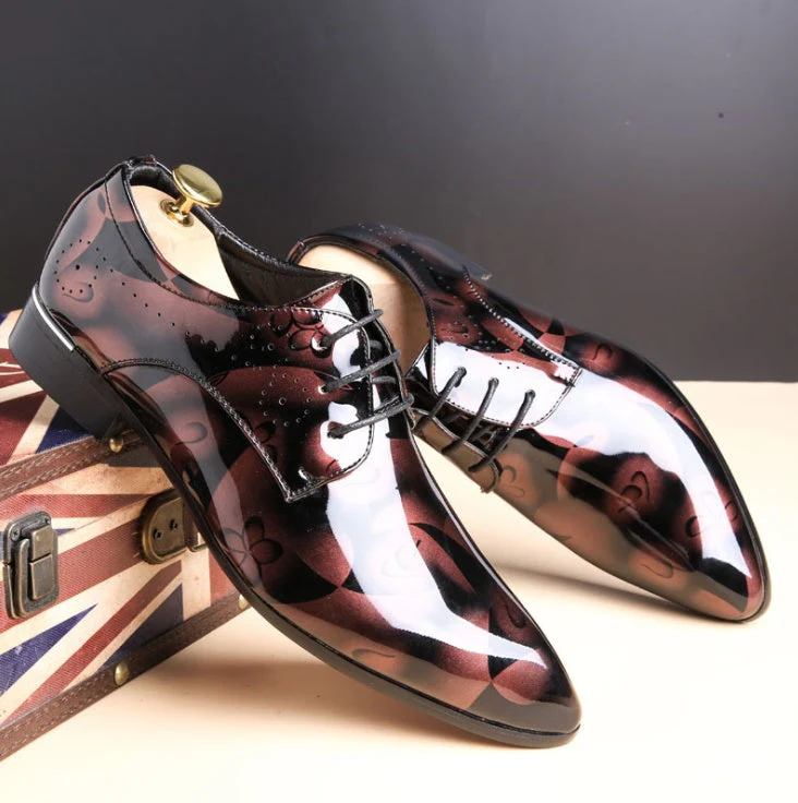 Heidi-Mode | Große Herren Business Freizeitschuhe Aus Glanzleder - Image 6