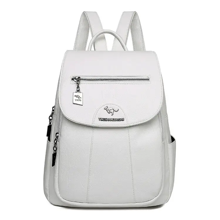 Heidi-Mode | Großer Leder Rucksack mit Diebstahlschutz für Damen - Image 9