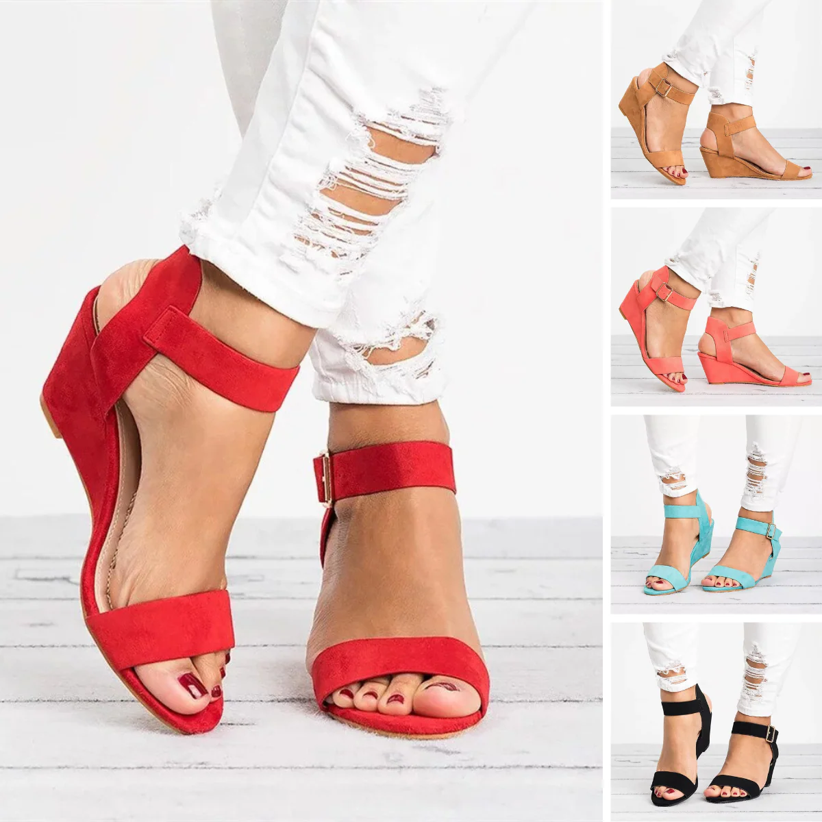 Heidi-Mode | Riem Sandalen - Bequeme und Stilvolle Damensandalen mit Absatz
