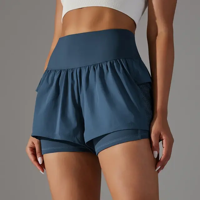 Heidi-Mode | Gym Sport Laufshorts für Damen mit Hoher Taille - Image 10