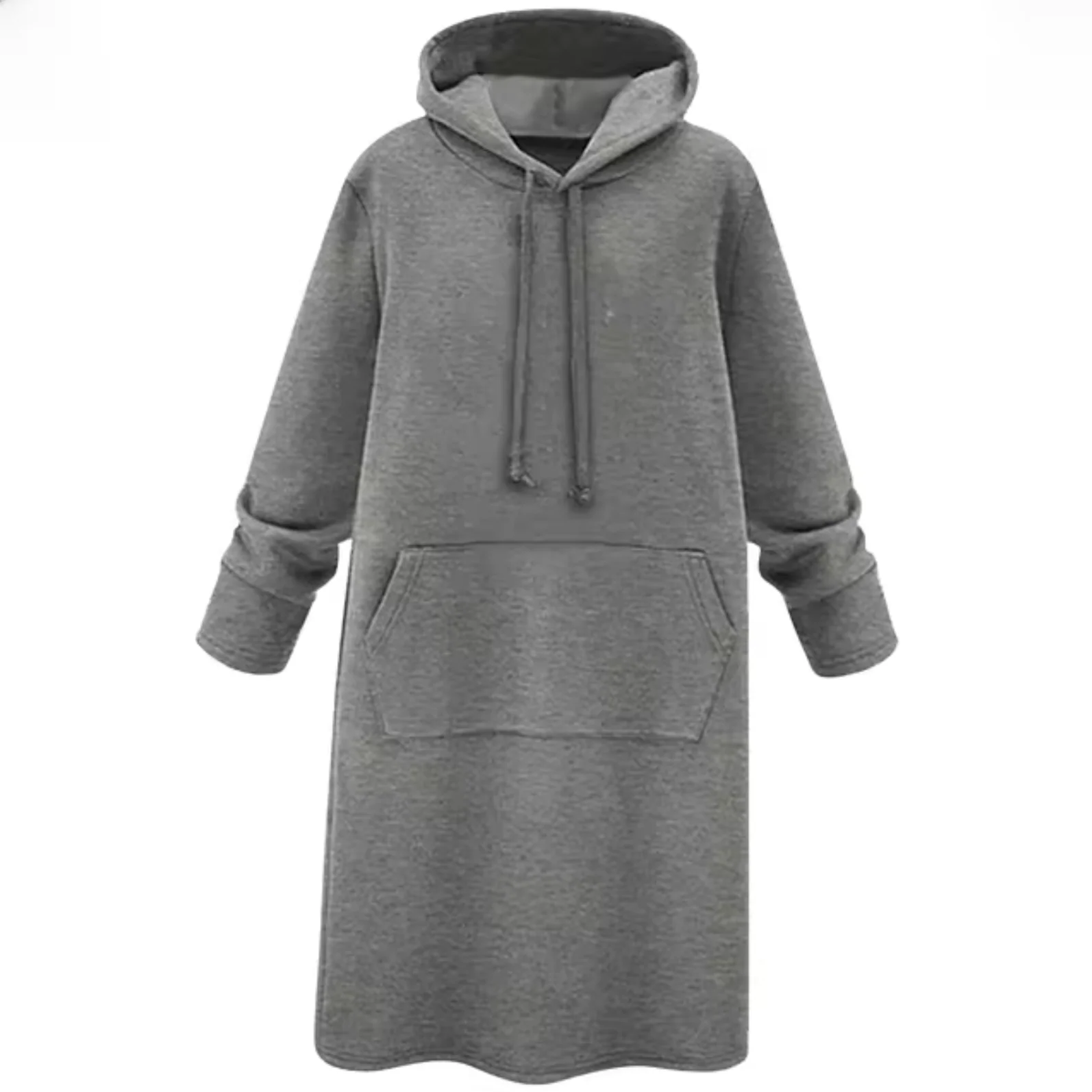 Heidi-Mode | Hoodie Kleid Aus Baumwolle - Image 4