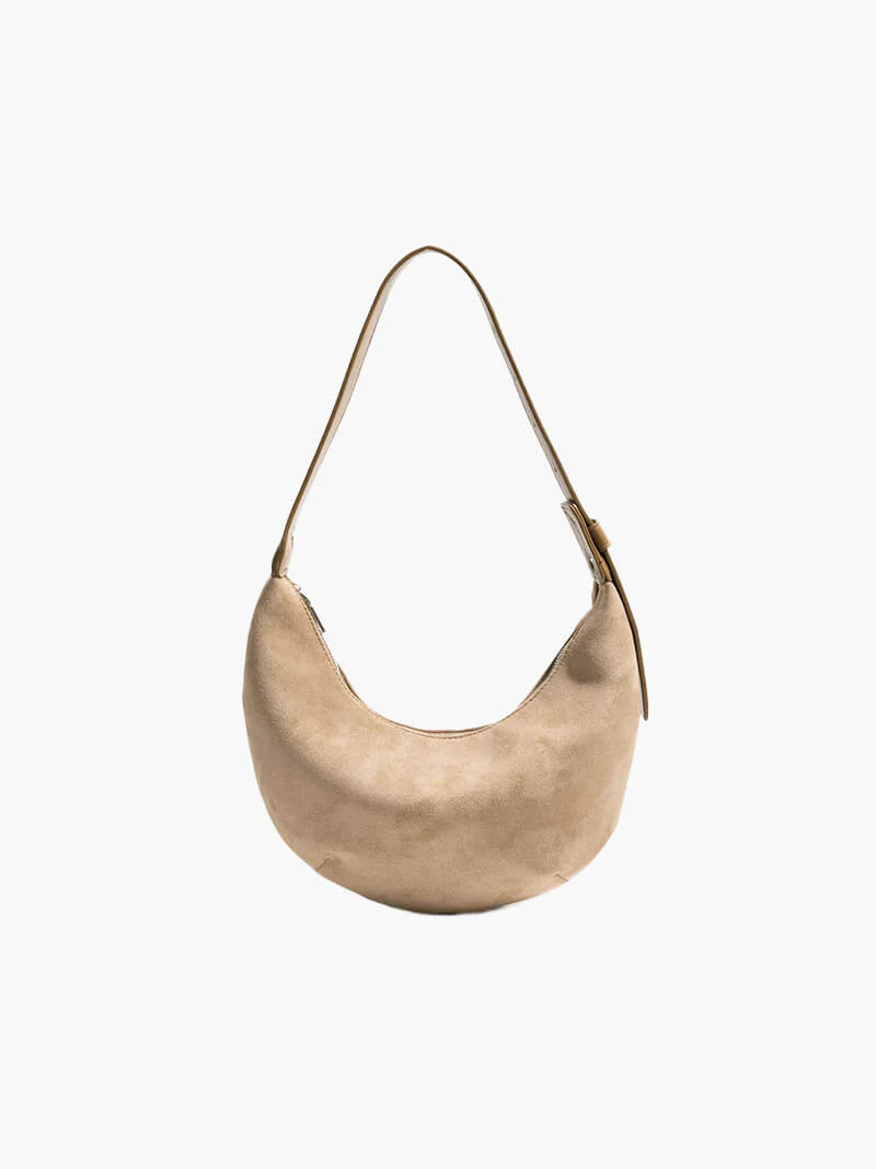 Heidi-Mode | Halbmond Tasche Aus Wildleder - Image 10