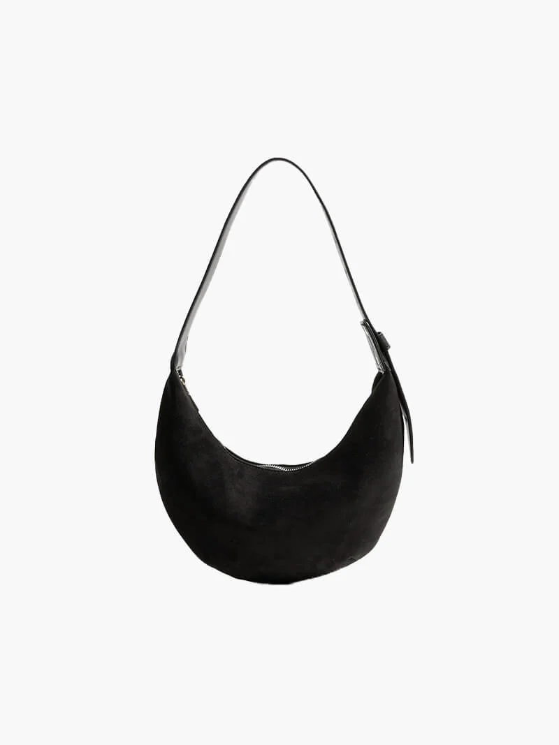 Heidi-Mode | Halbmond Tasche Aus Wildleder - Image 9