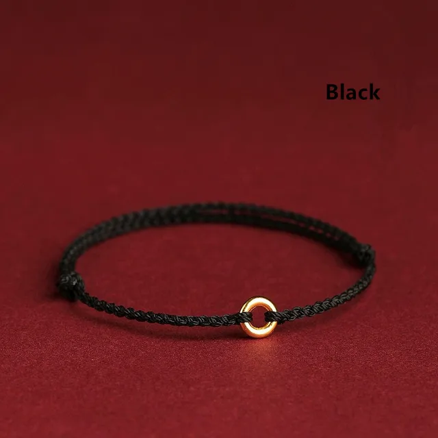 Heidi-Mode | Handgewebtes Goldenes Kreisarmband - Image 10