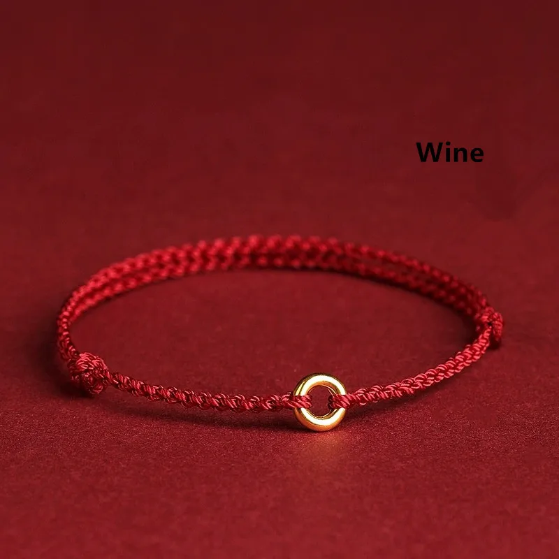 Heidi-Mode | Handgewebtes Goldenes Kreisarmband - Image 3